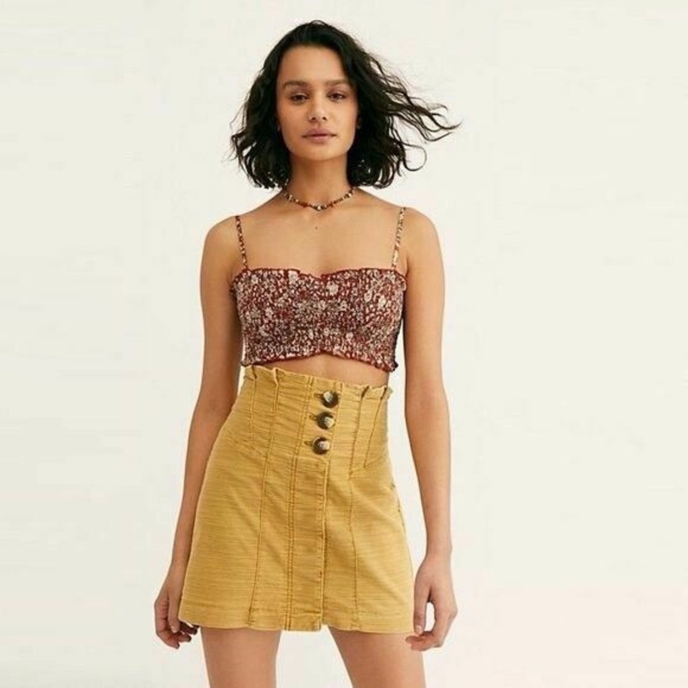 Free People Every Minute Mini Skirt Size 8